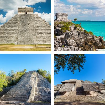 Archaeological sites in Mexico