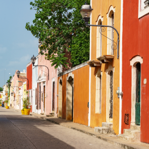 Kleurrijke straat - Valladolid